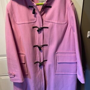 Women's Pink Toggle Coat